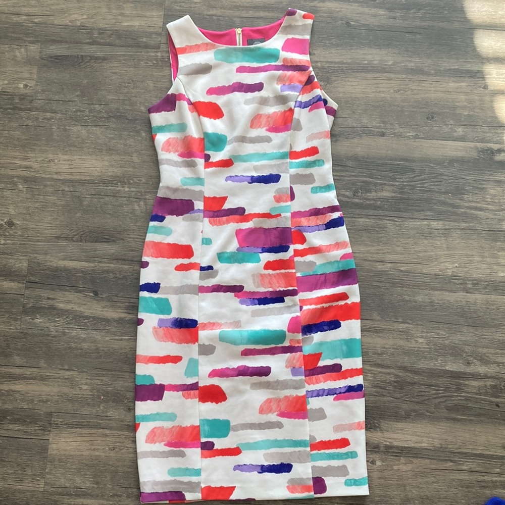 Multicolored Vince Camuto work dress